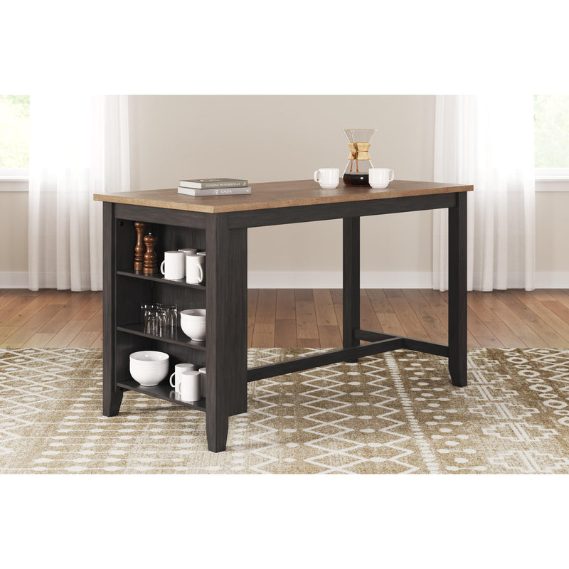 Signature Design by Ashley Gesthaven Counter Height Dining Table with Trestle Base D396-13 IMAGE 6