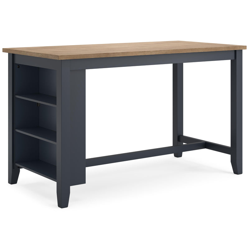 Signature Design by Ashley Gesthaven Counter Height Dining Table with Trestle Base D399-13 IMAGE 1