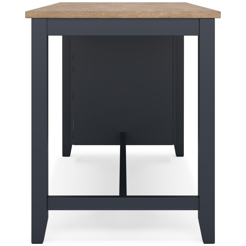 Signature Design by Ashley Gesthaven Counter Height Dining Table with Trestle Base D399-13 IMAGE 4