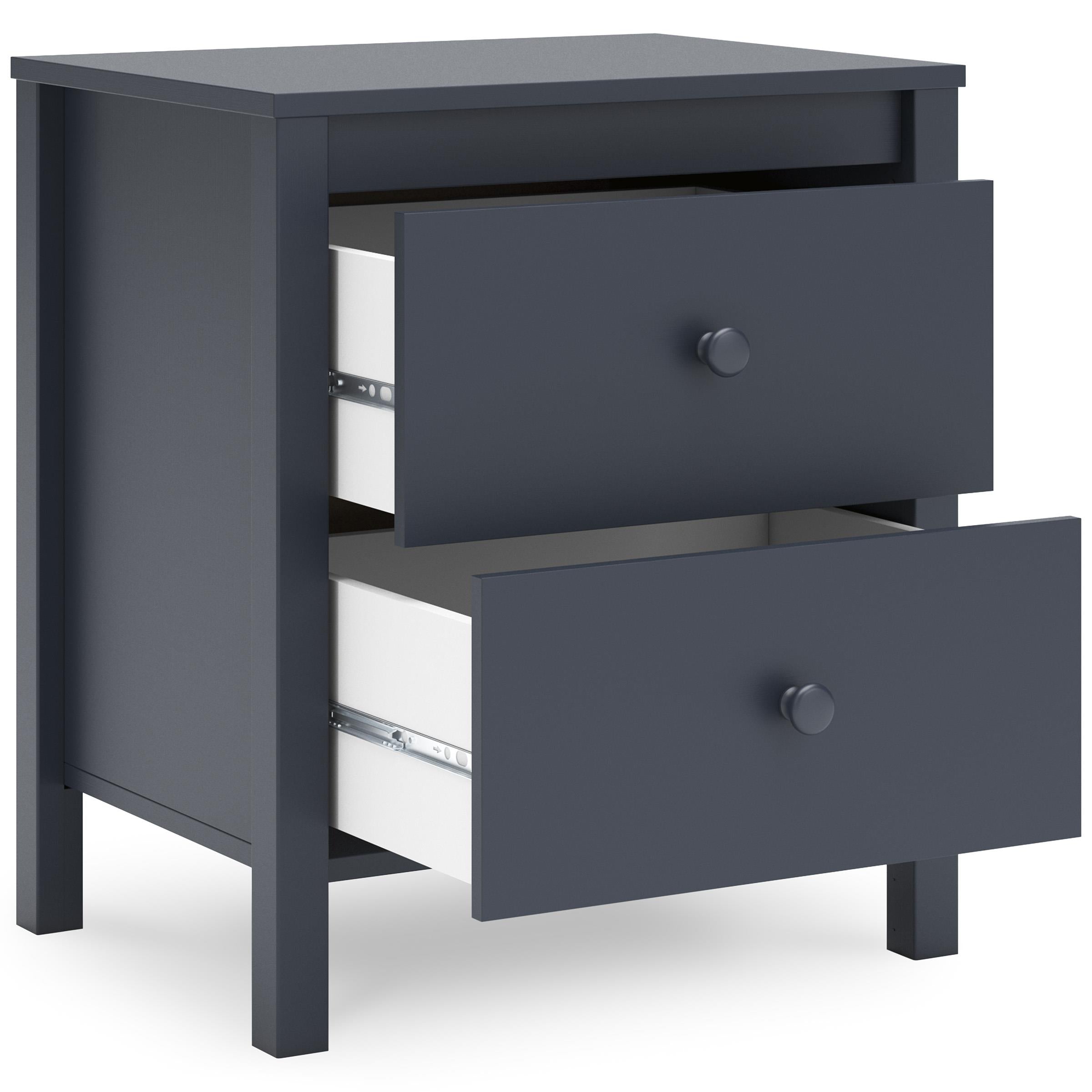 Diamond Modern Furniture Exclusive Design Simmenfort 2-Drawer Nightstand EB1528-292 IMAGE 2