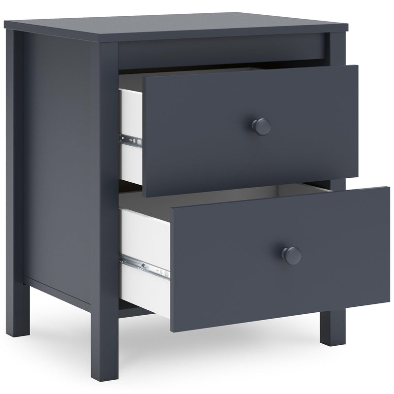 Diamond Modern Furniture Exclusive Design Simmenfort 2-Drawer Nightstand EB1528-292 IMAGE 2