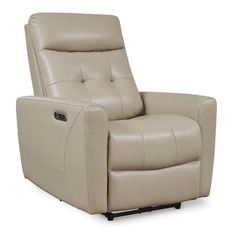 Signature Design by Ashley Pisgham Power Leather Match Recliner U1050313 IMAGE 1