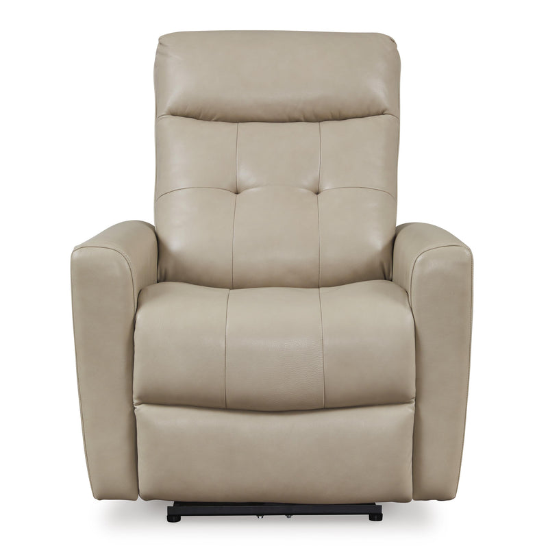 Signature Design by Ashley Pisgham Power Leather Match Recliner U1050313 IMAGE 3