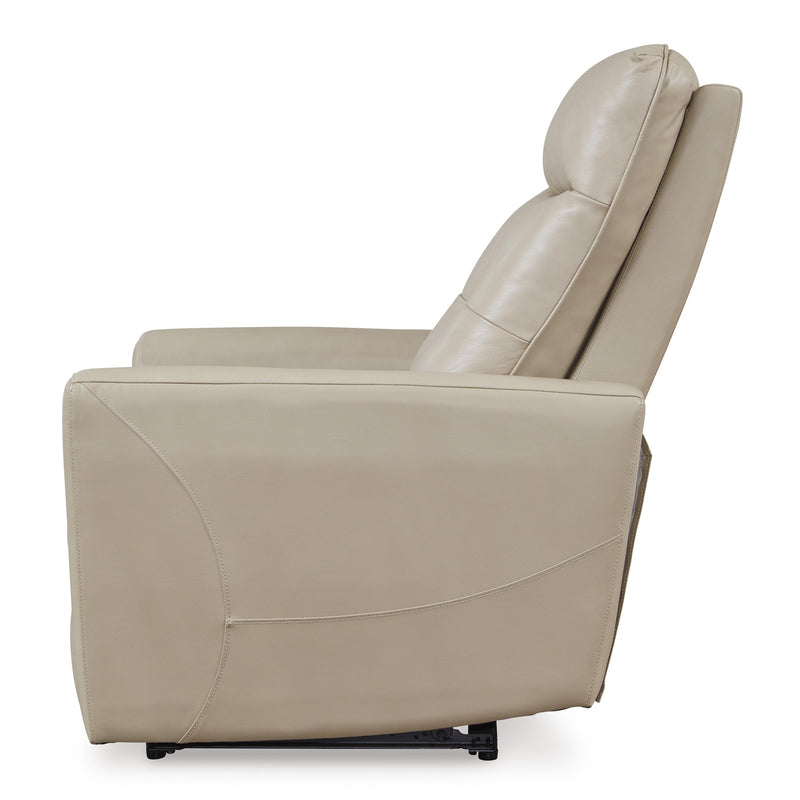 Signature Design by Ashley Pisgham Power Leather Match Recliner U1050313 IMAGE 5