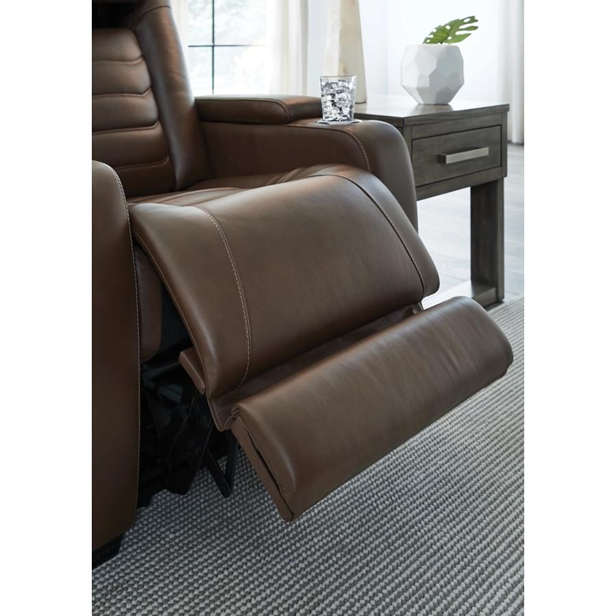 Diamond Modern Furniture Exclusive Design High Impact Power Leather Match Recliner U1060113 IMAGE 10