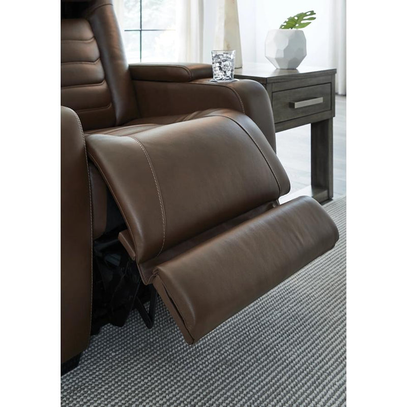 Diamond Modern Furniture Exclusive Design High Impact Power Leather Match Recliner U1060113 IMAGE 10