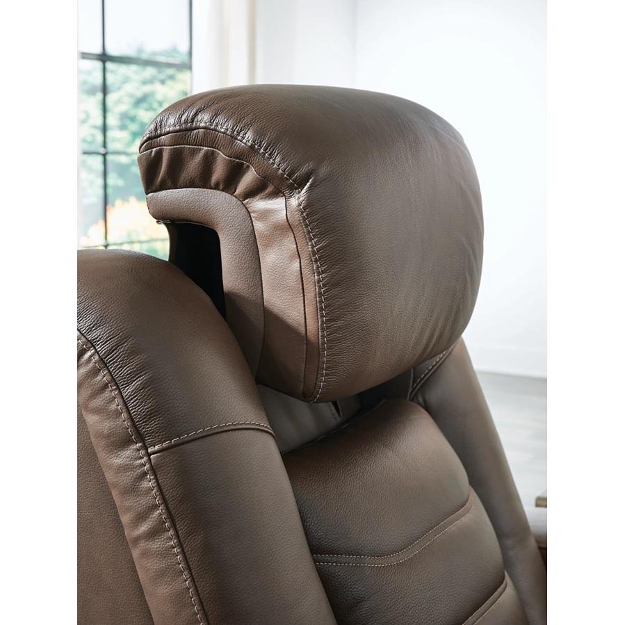 Diamond Modern Furniture Exclusive Design High Impact Power Leather Match Recliner U1060113 IMAGE 5