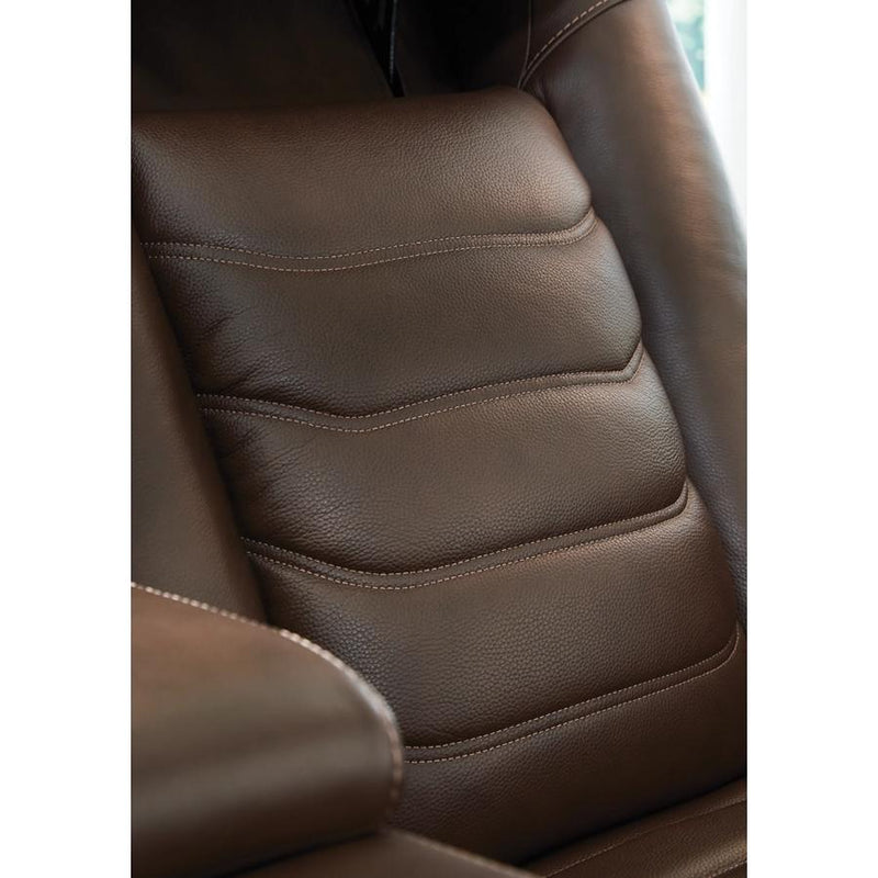 Diamond Modern Furniture Exclusive Design High Impact Power Reclining Leather Match Loveseat with Console U1060118 IMAGE 6
