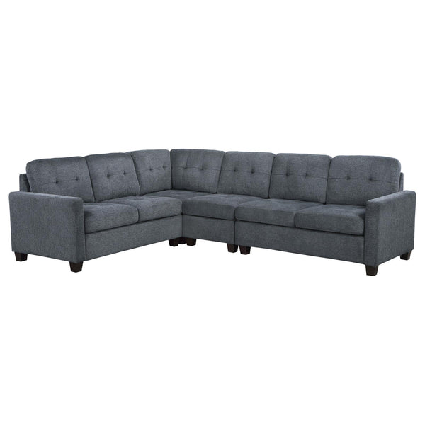 Coaster Furniture Georgina Fabric Sectional 551701-SET IMAGE 1