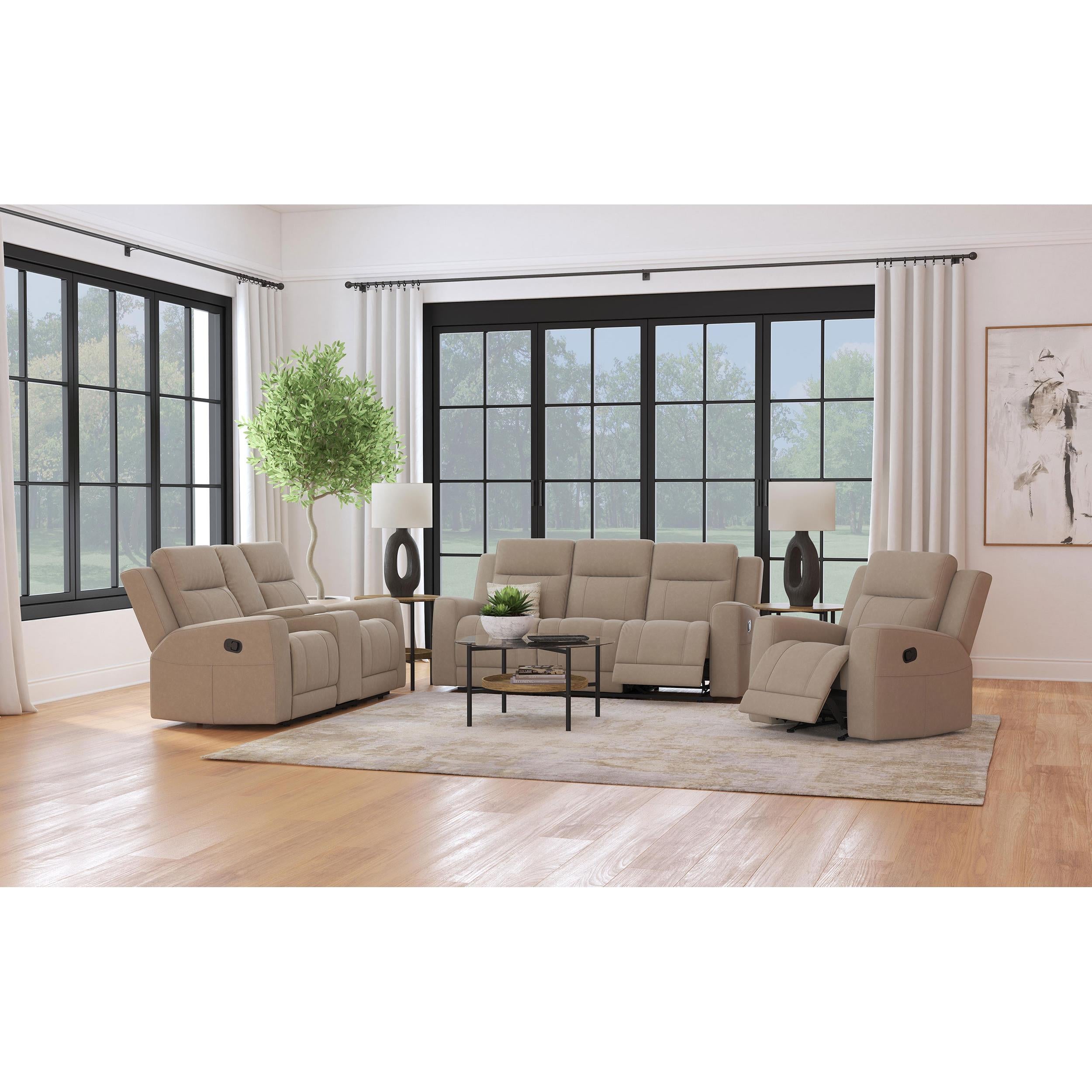 Diamond Modern Furniture COA Brentwood Reclining Fabric Sofa 610281 IMAGE 10
