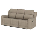 Diamond Modern Furniture COA Brentwood Reclining Fabric Sofa 610281 IMAGE 3