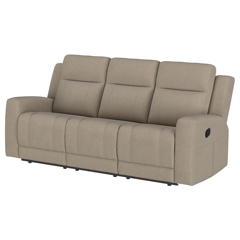 Diamond Modern Furniture COA Brentwood Reclining Fabric Sofa 610281 IMAGE 3