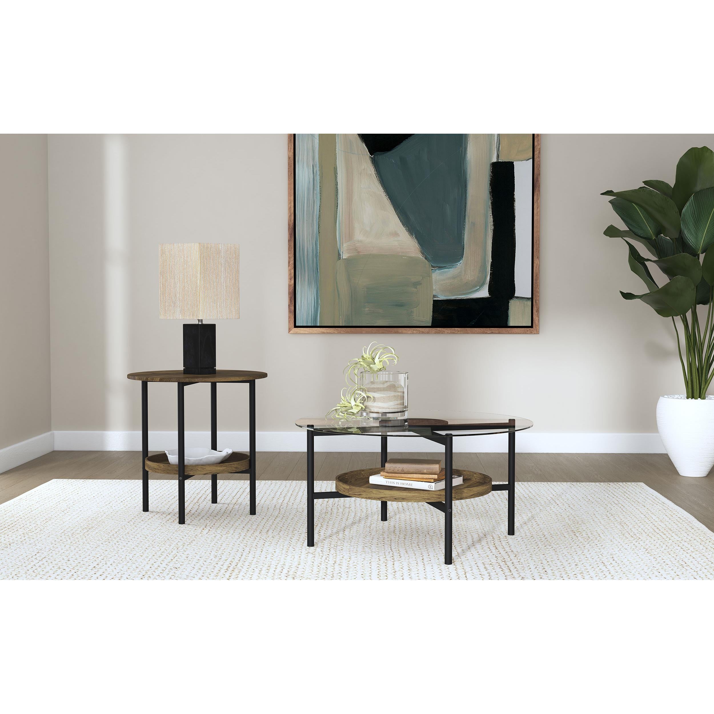 Diamond Modern Furniture COA Delfin End Table 721617 IMAGE 5