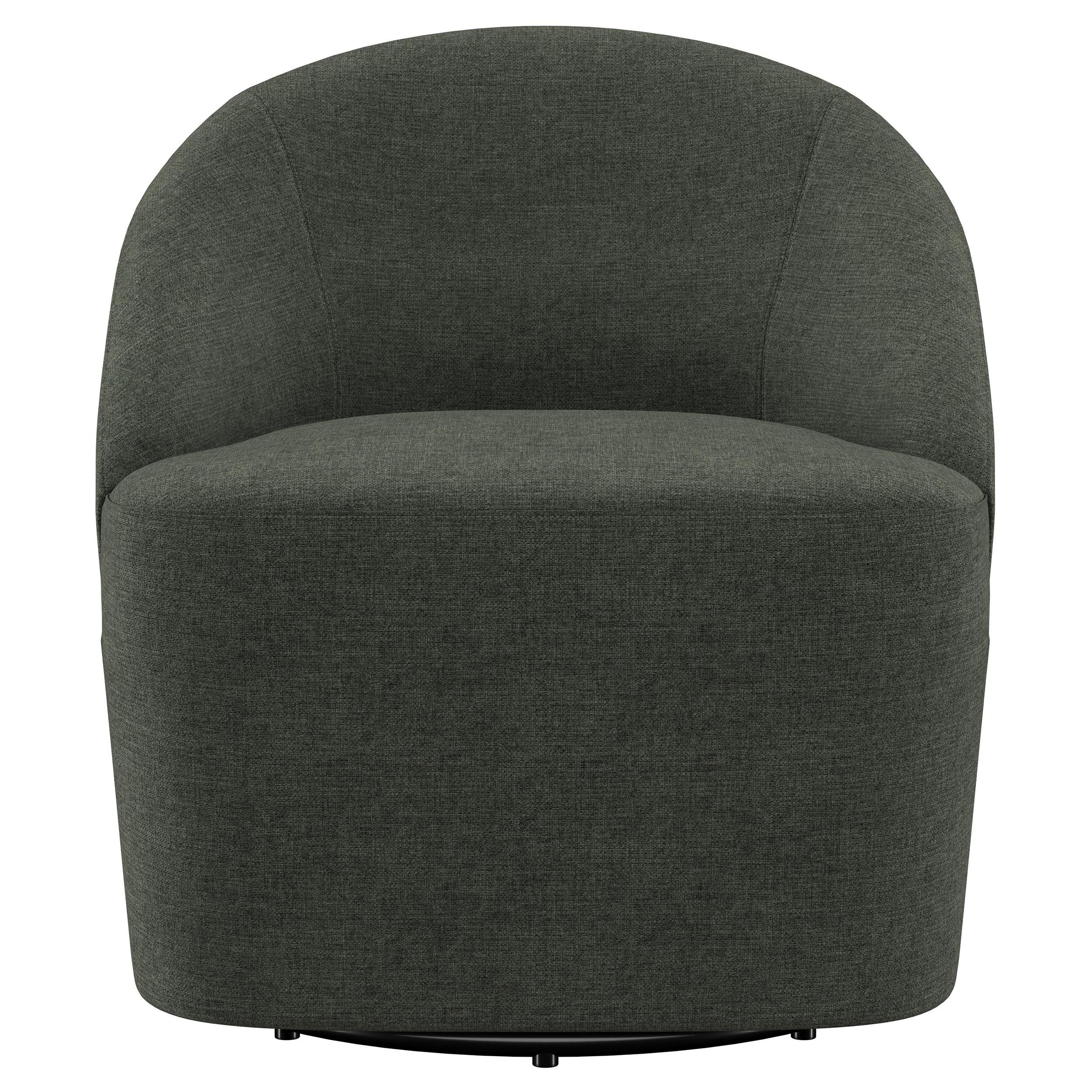 Diamond Modern Furniture COA Leon Swivel Fabric Accent Chair 903075 IMAGE 2