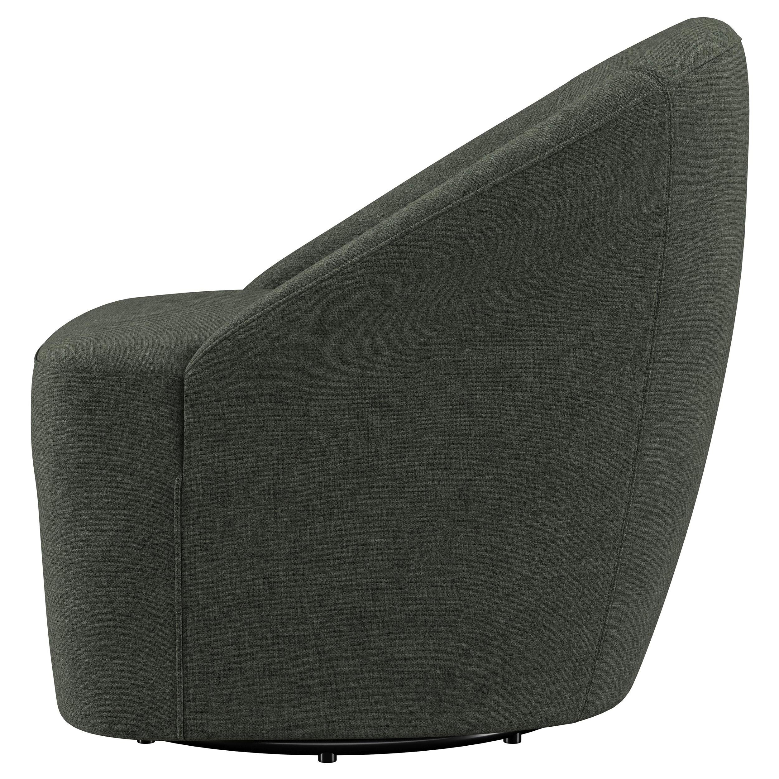 Diamond Modern Furniture COA Leon Swivel Fabric Accent Chair 903075 IMAGE 4