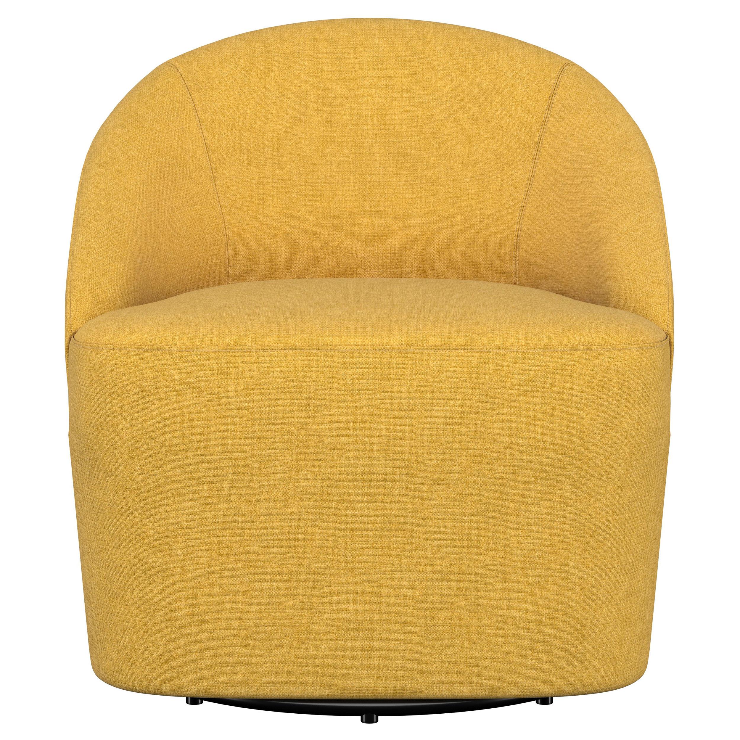 Diamond Modern Furniture COA Leon Swivel Fabric Accent Chair 903076 IMAGE 2