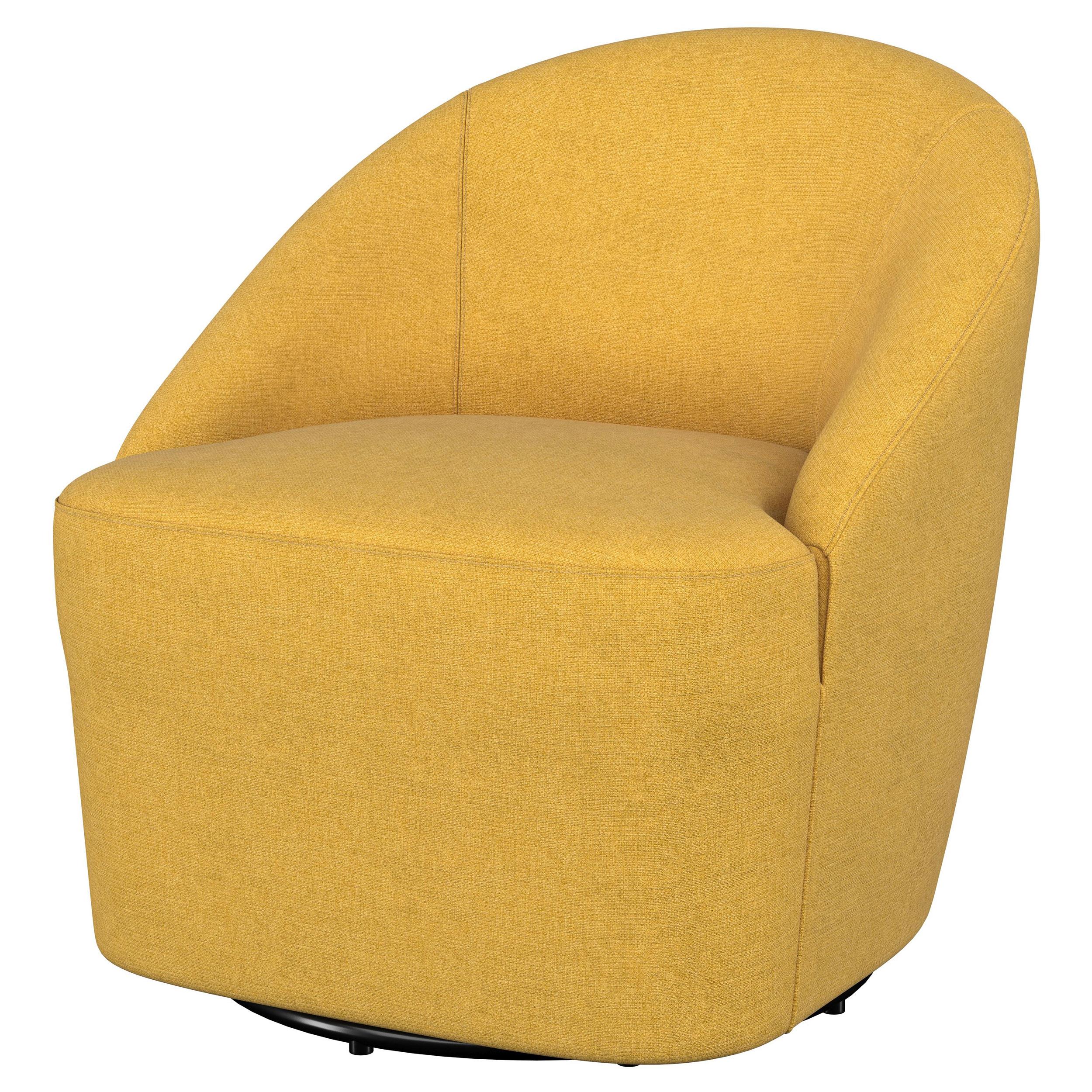 Diamond Modern Furniture COA Leon Swivel Fabric Accent Chair 903076 IMAGE 3