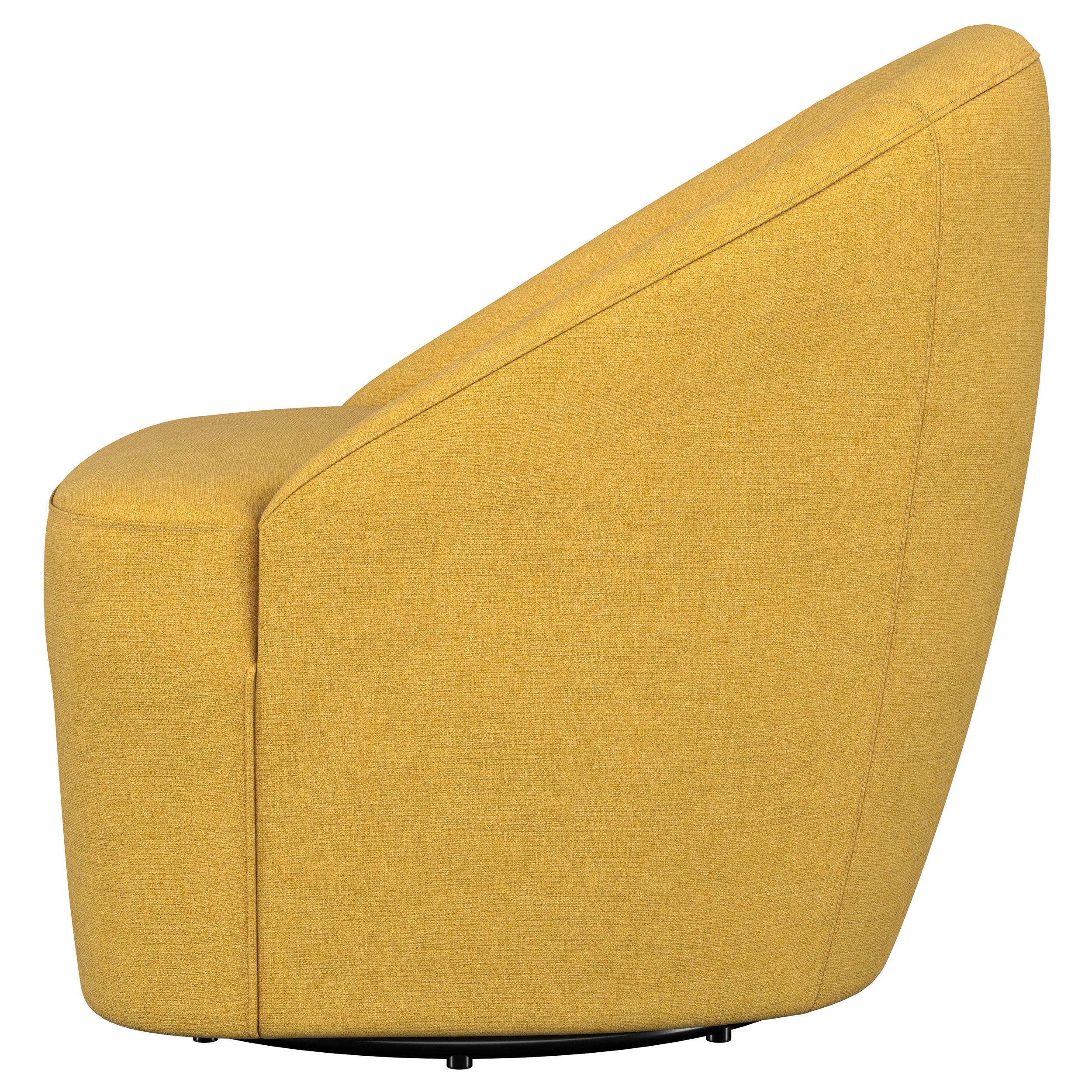 Diamond Modern Furniture COA Leon Swivel Fabric Accent Chair 903076 IMAGE 4