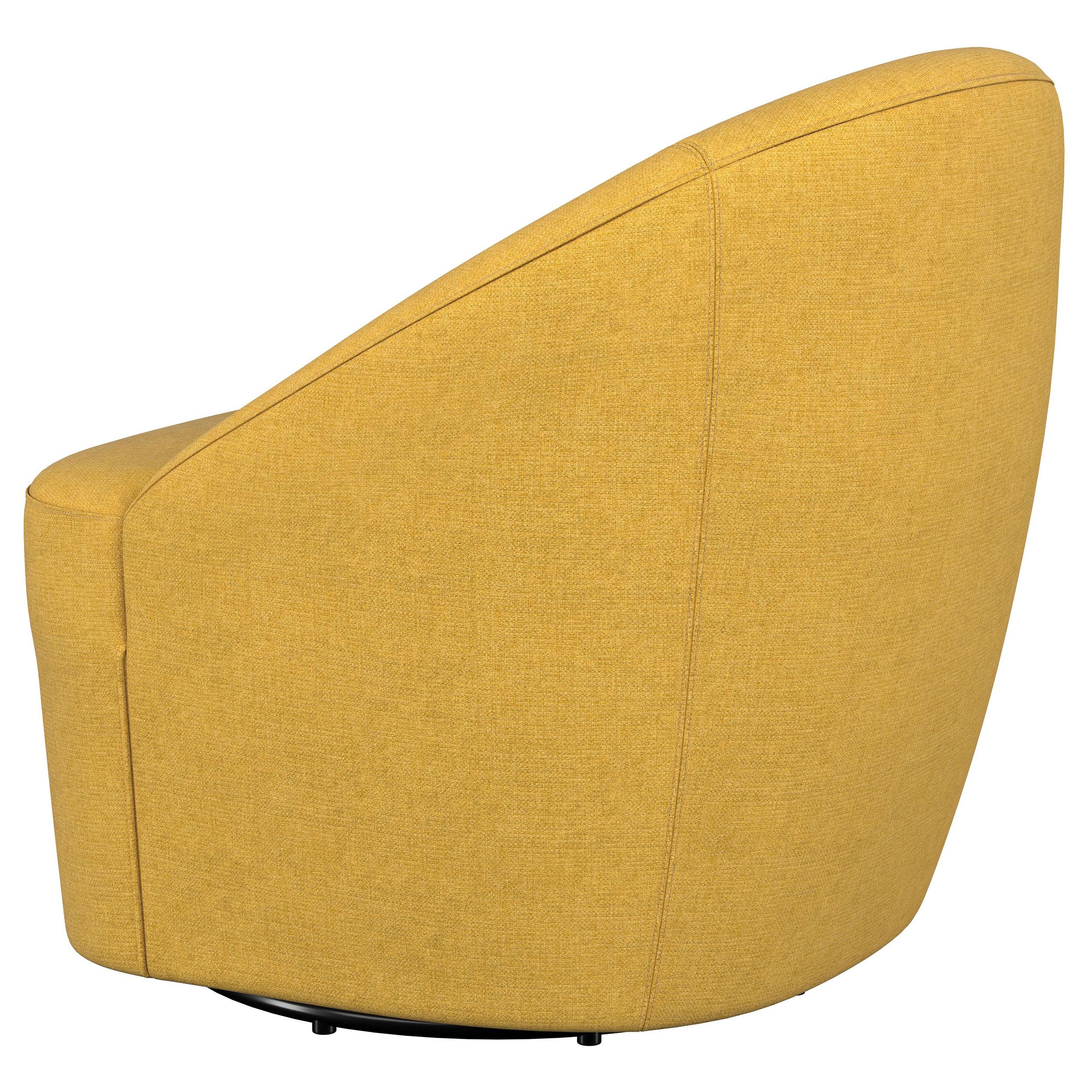 Diamond Modern Furniture COA Leon Swivel Fabric Accent Chair 903076 IMAGE 5