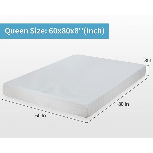 Furniture of America Coreopsis DM520-Q 8" Queen Memory Foam Mattress IMAGE 3