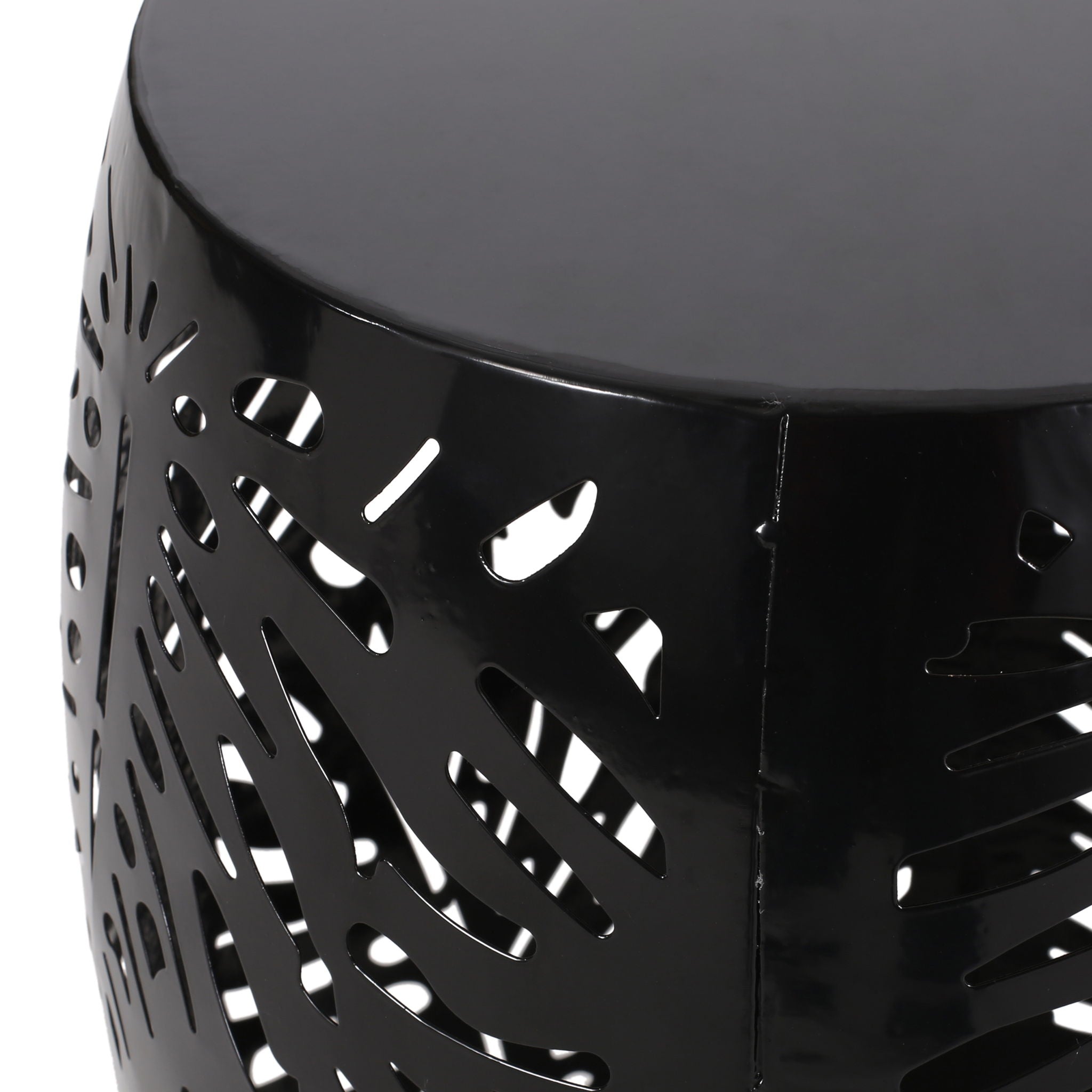 Modern Design Metal End Table, Large
