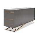 Modrest Katzu- Modern Grey and Rose Gold Buffet