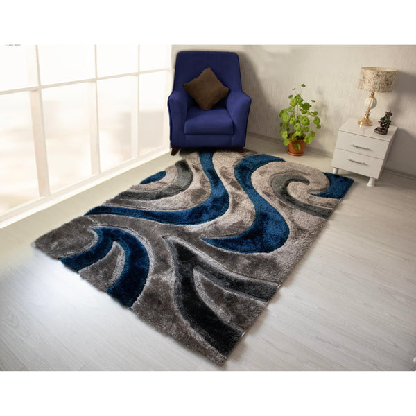 Nova Wholesale Furniture Rugs Rectangle 3D444-BLU-57 IMAGE 1