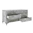 Nova Domus Aria - Italian Modern Multi Grey with texture  Dresser