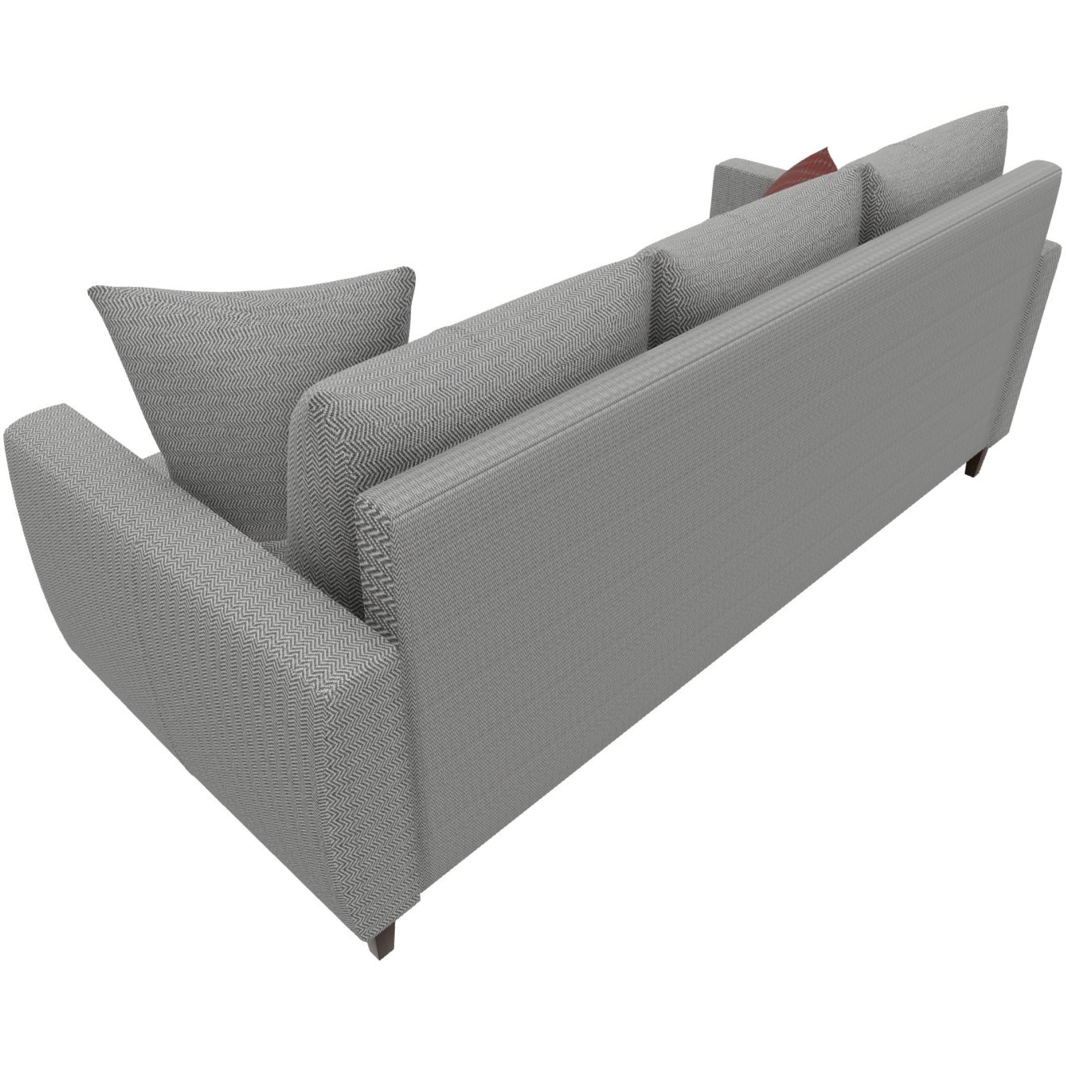 Enza Home Sleepers Sofabeds Smart 3-Seater Sofa Bed with Storage - Bolzoni Dark Gray IMAGE 3