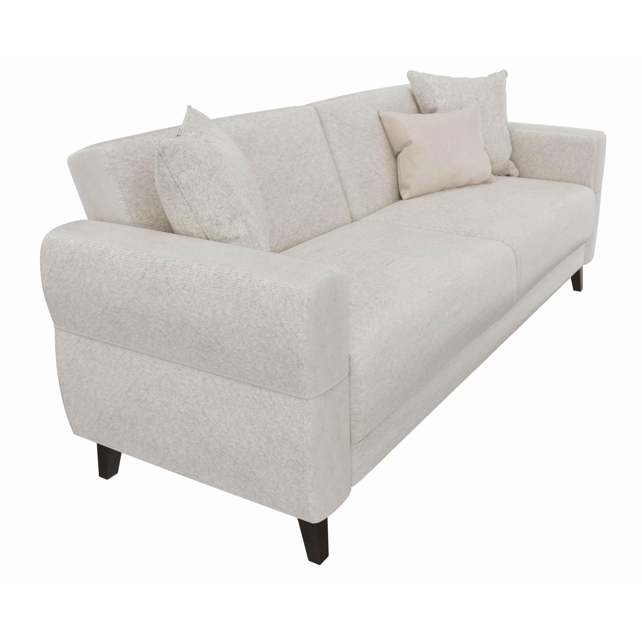 Enza Home Sleepers Sofabeds Astera 3-Seater Sofa Bed with Storage - Sand IMAGE 2