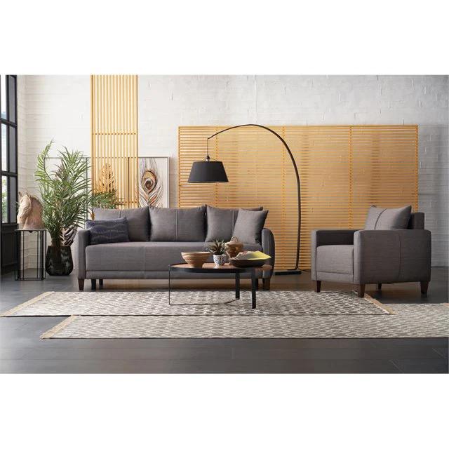 Enza Home Chairs Stationary Smart Armchair - Brown IMAGE 4