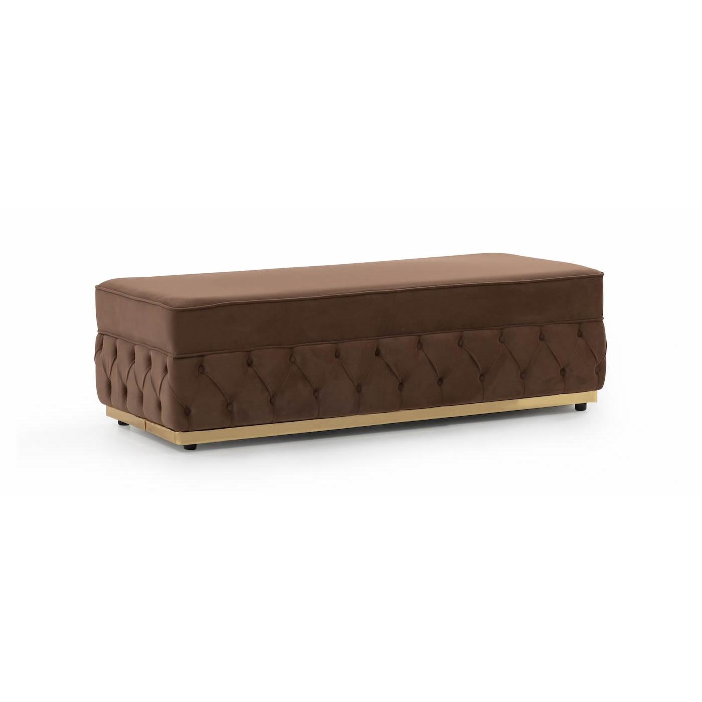 Nova Wholesale Furniture Ottomans Ottomans JESTERMOCHA-OTT IMAGE 1