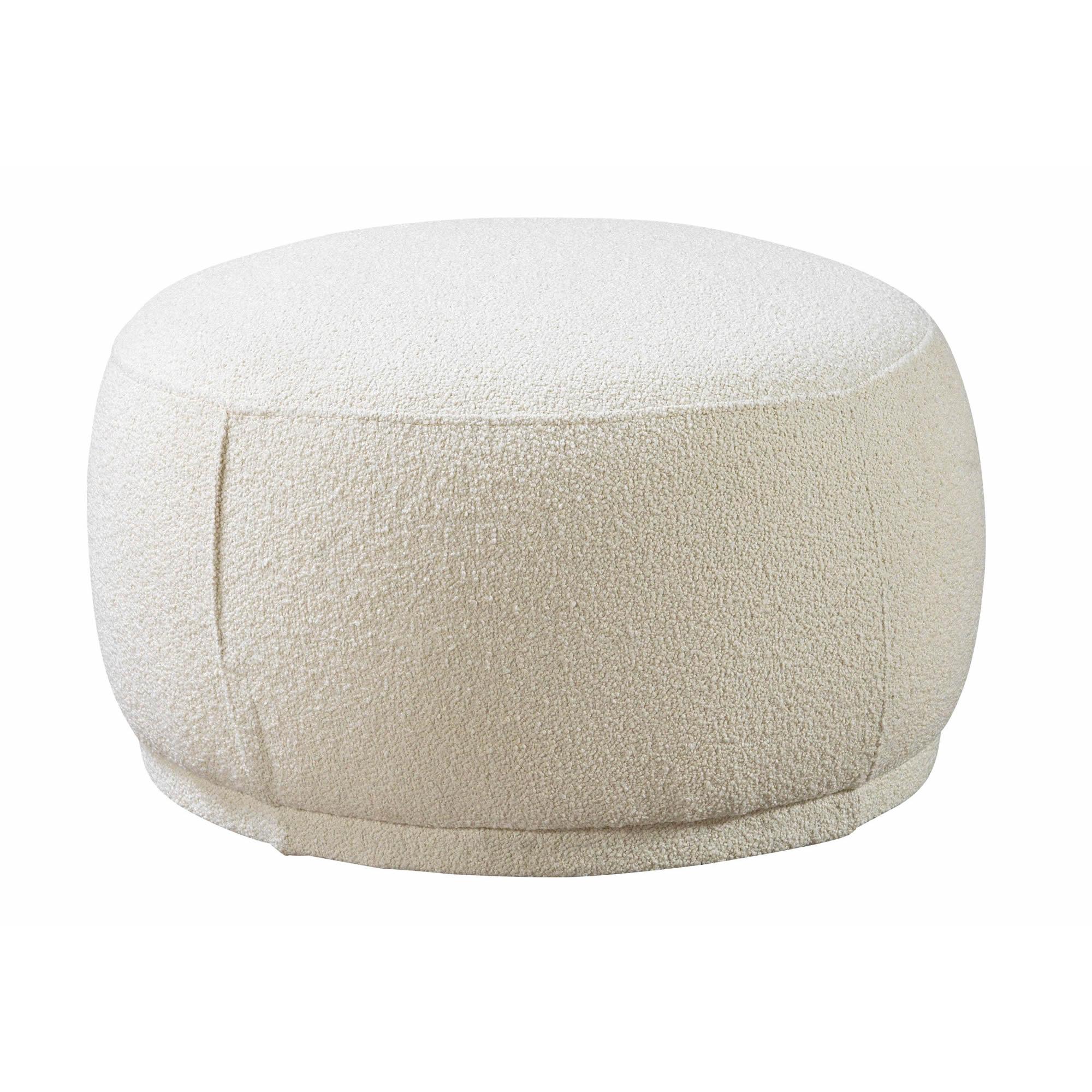 Nova Wholesale Furniture Ottomans Ottomans CLOEIVORY-OTT IMAGE 1