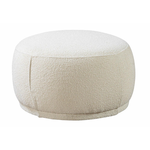 Nova Wholesale Furniture Ottomans Ottomans CLOEIVORY-OTT IMAGE 1