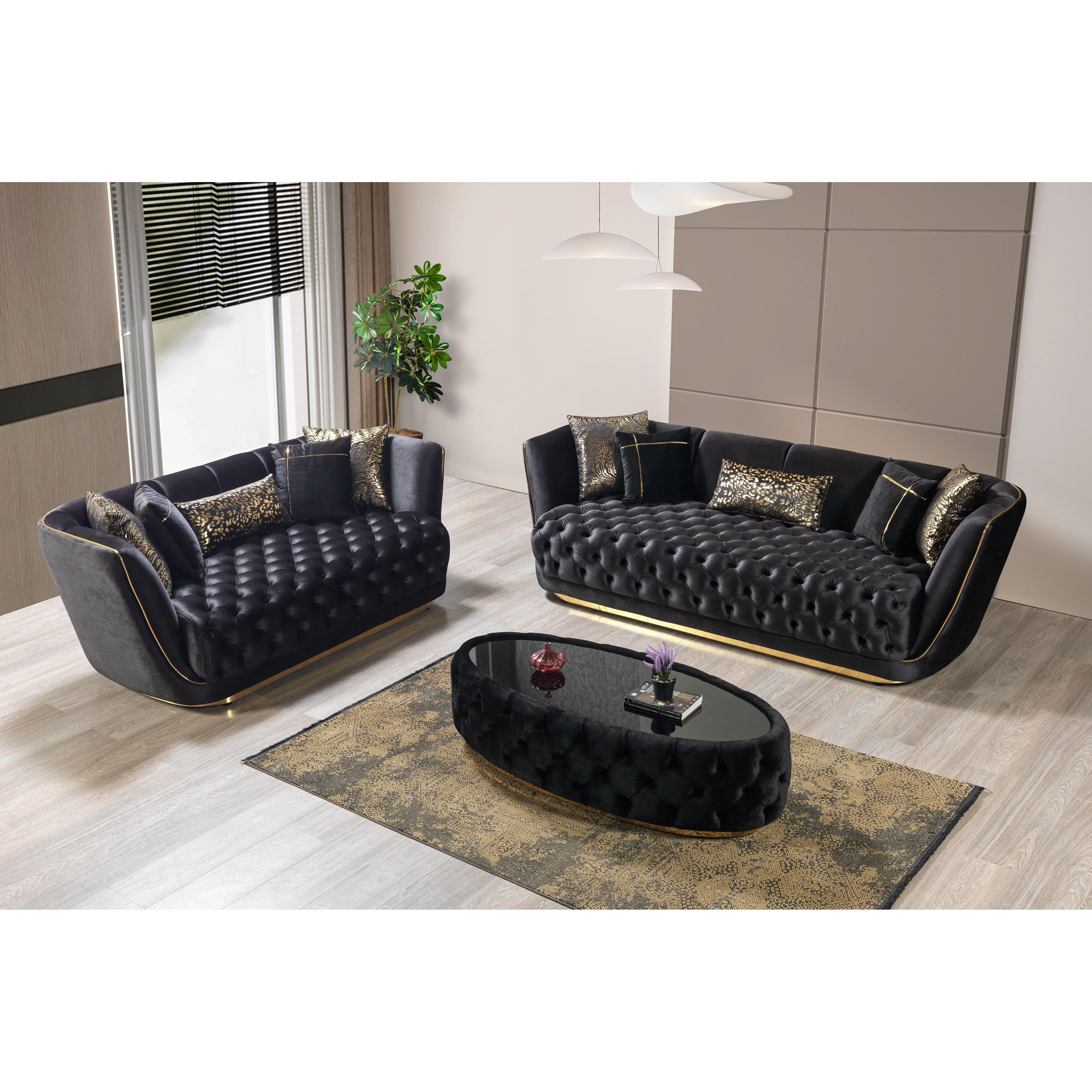 Nova Wholesale Furniture Occasional Tables Coffee Tables DAPHNE-COFFEE-BLACK IMAGE 2