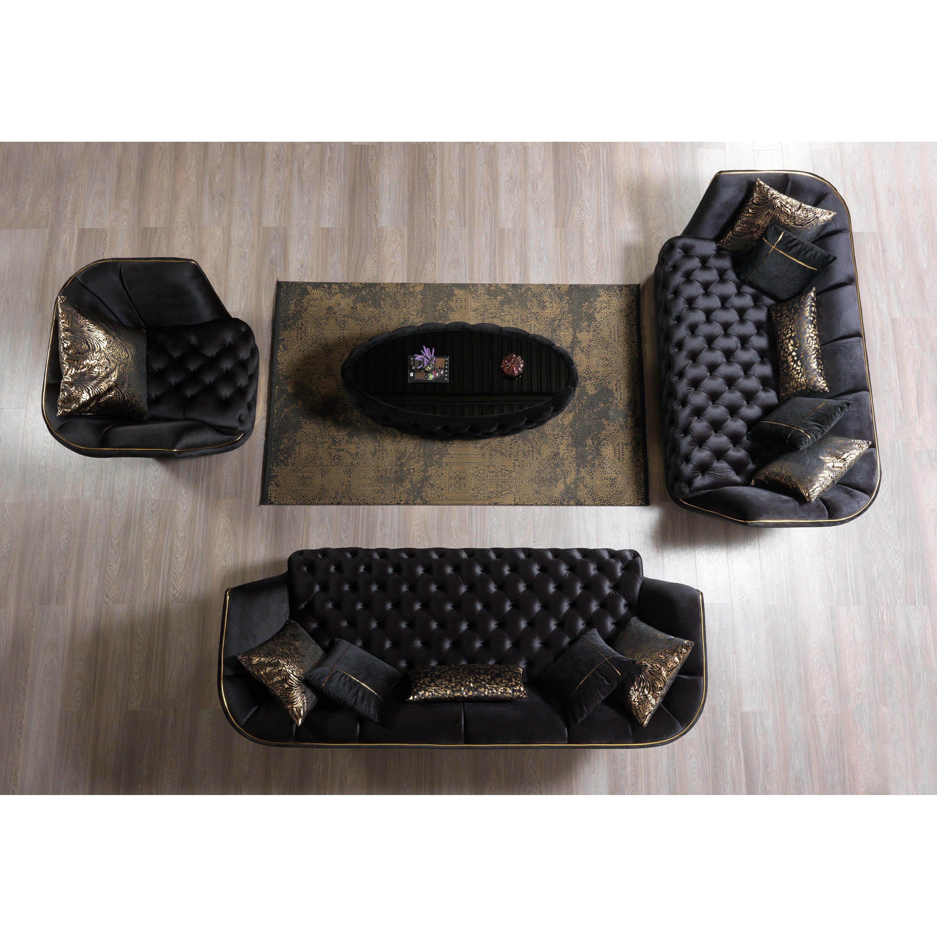 Nova Wholesale Furniture Occasional Tables Coffee Tables DAPHNE-COFFEE-BLACK IMAGE 3