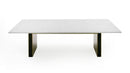 Modrest Auer - White Marble & Gold Dining Table