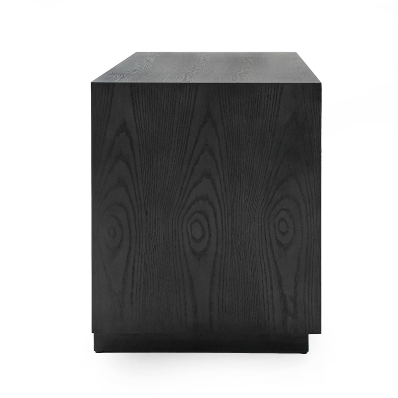 Modrest Manhattan - Contemporary Grey and Gold Nightstand