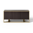 Modrest - Modern Fauna Wenge and Brass Buffet