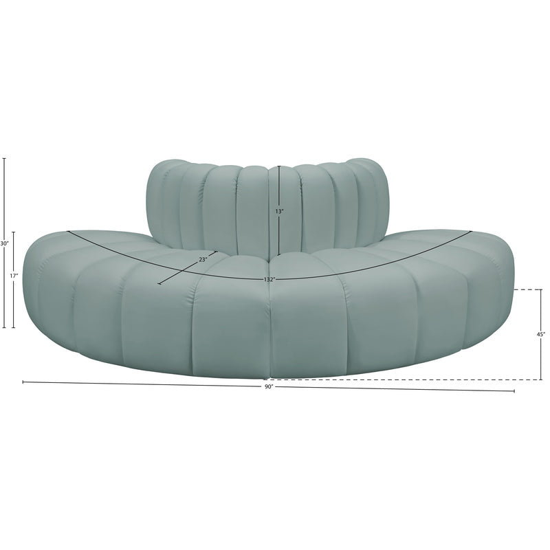Diamond Modern Furniture Meridian Sofa 101Mint-S4G IMAGE 12