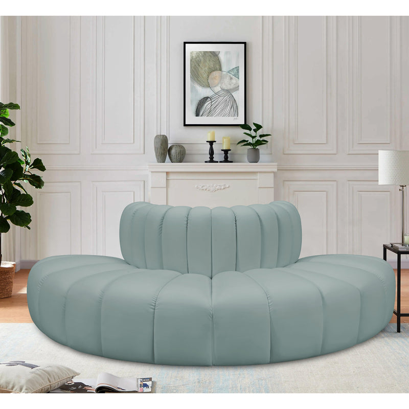 Diamond Modern Furniture Meridian Sofa 101Mint-S4G IMAGE 2
