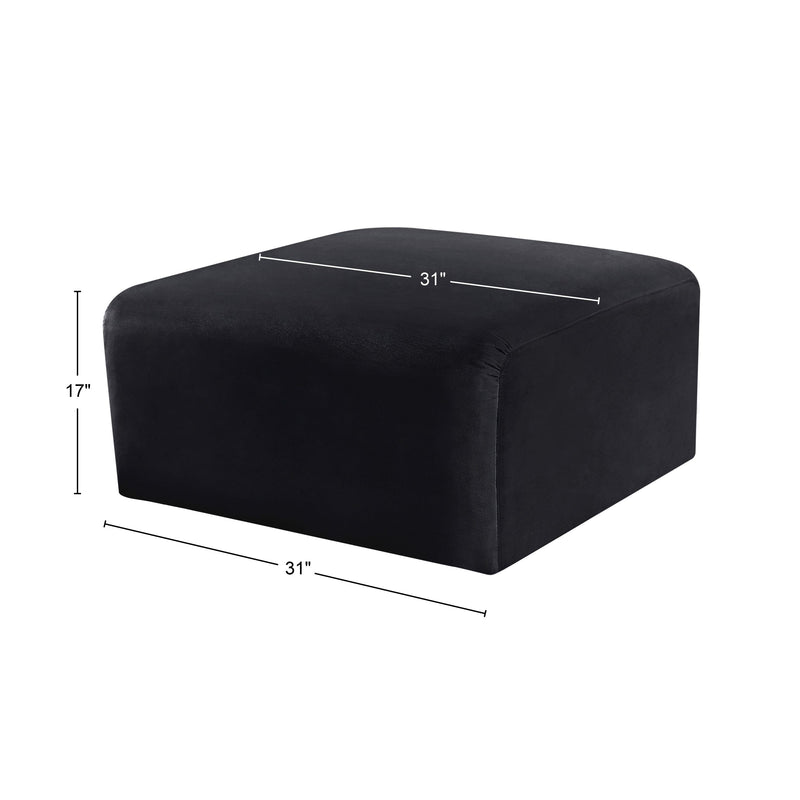 Diamond Modern Furniture Meridian Ottomans Ottomans 103Black-Ott IMAGE 8