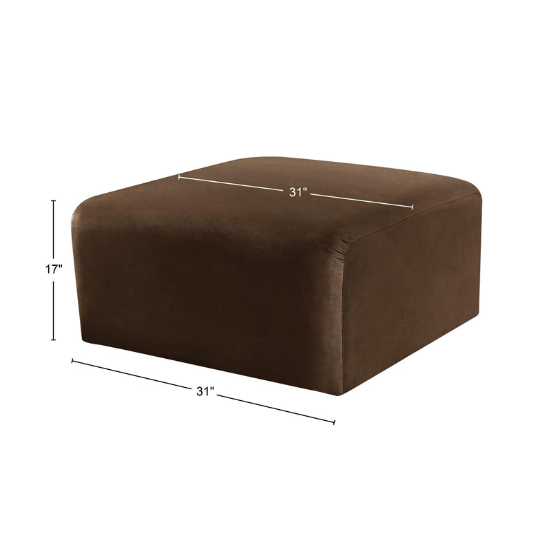 Diamond Modern Furniture Meridian Ottomans Ottomans 103Brown-Ott IMAGE 8