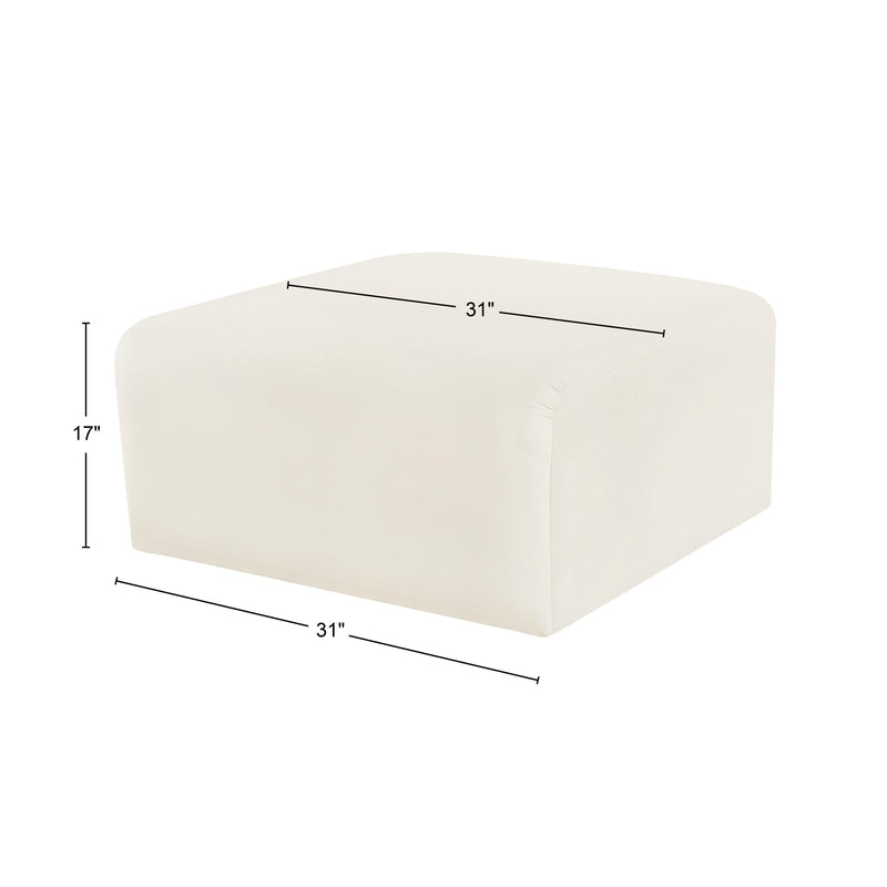 Diamond Modern Furniture Meridian Ottomans Ottomans 103Cream-Ott IMAGE 8