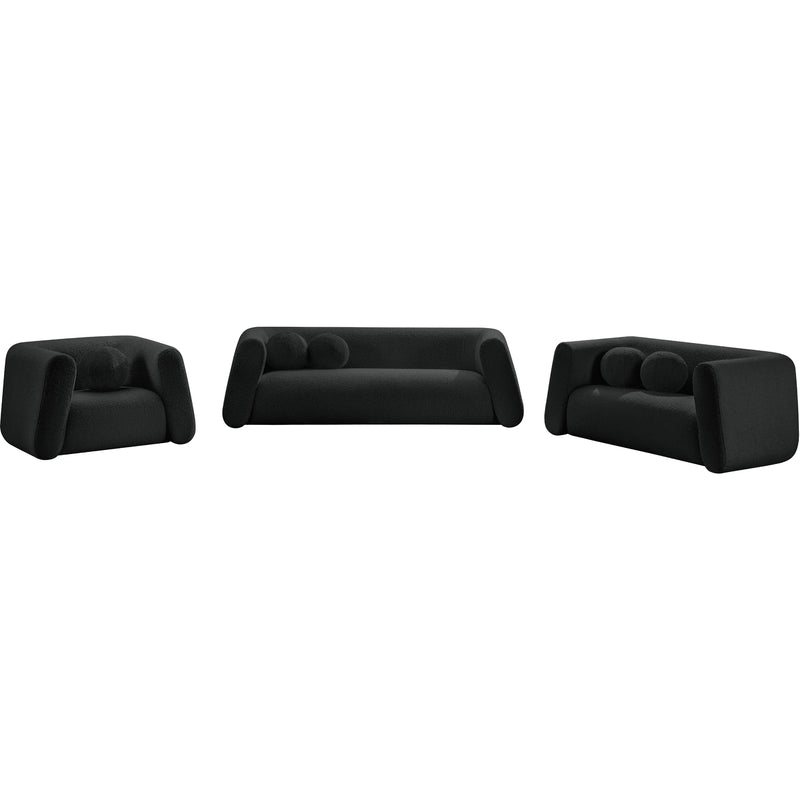 Diamond Modern Furniture Meridian Loveseats Stationary 113Black-L IMAGE 15