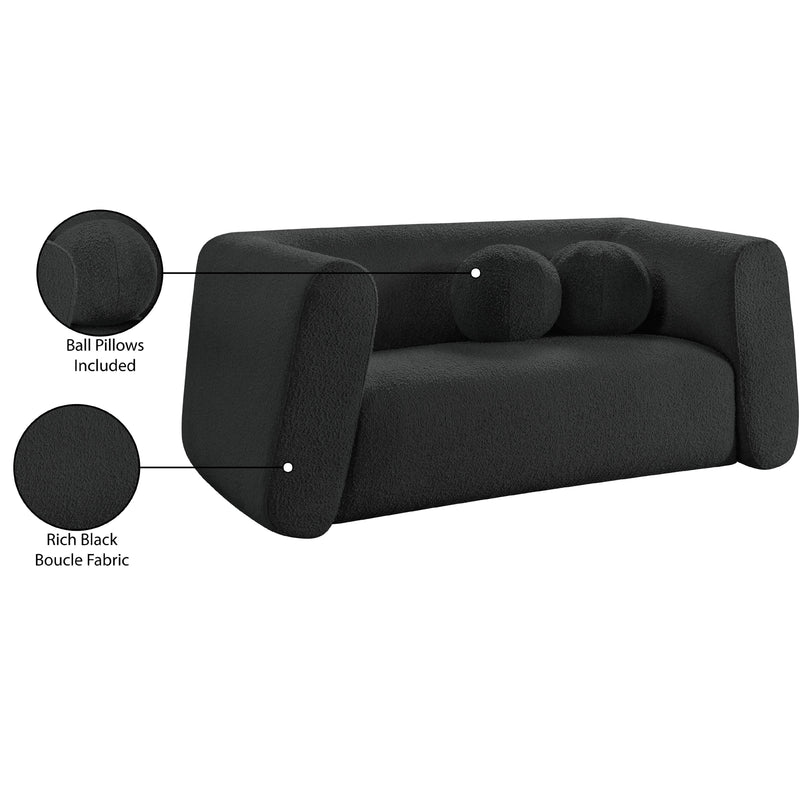 Diamond Modern Furniture Meridian Loveseats Stationary 113Black-L IMAGE 18