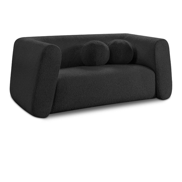 Diamond Modern Furniture Meridian Loveseats Stationary 113Black-L IMAGE 1