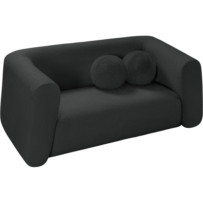 Diamond Modern Furniture Meridian Loveseats Stationary 113Black-L IMAGE 3