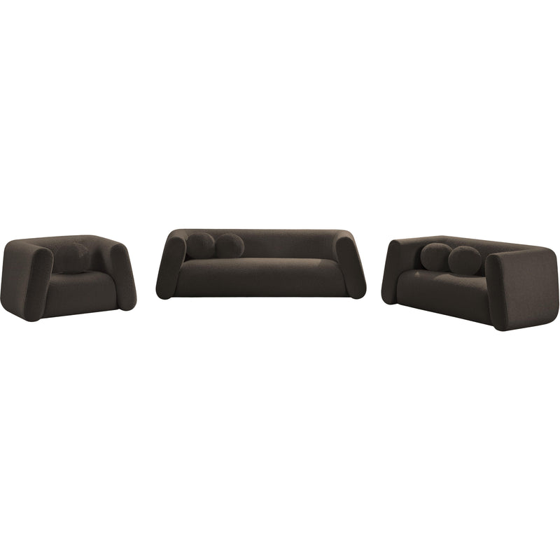 Diamond Modern Furniture Meridian Loveseats Stationary 113Brown-L IMAGE 15