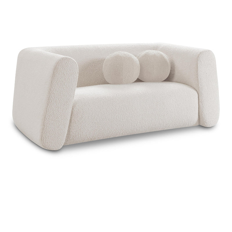 Diamond Modern Furniture Meridian Loveseats Stationary 113Cream-L IMAGE 1